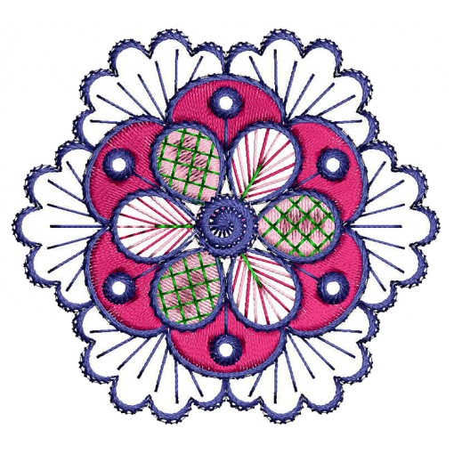 Beautiful Handbag Embroidery Design 25718