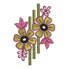 Beautiful Patch Embroidery Design 15048