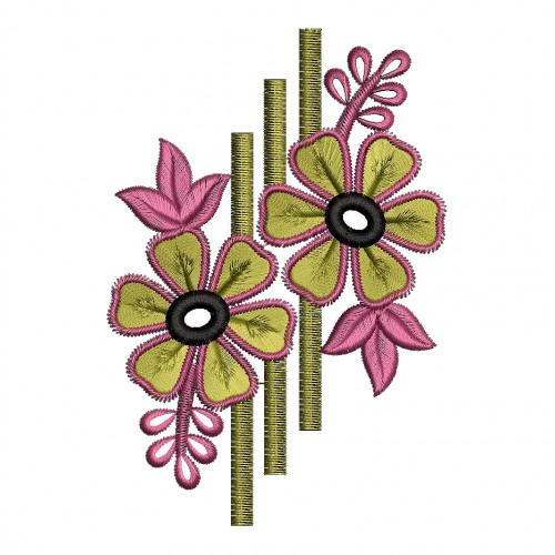 Beautiful Patch Embroidery Design 15048