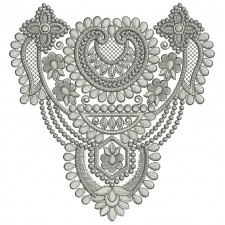 Bedsheet Applique Embroidery Design 25442