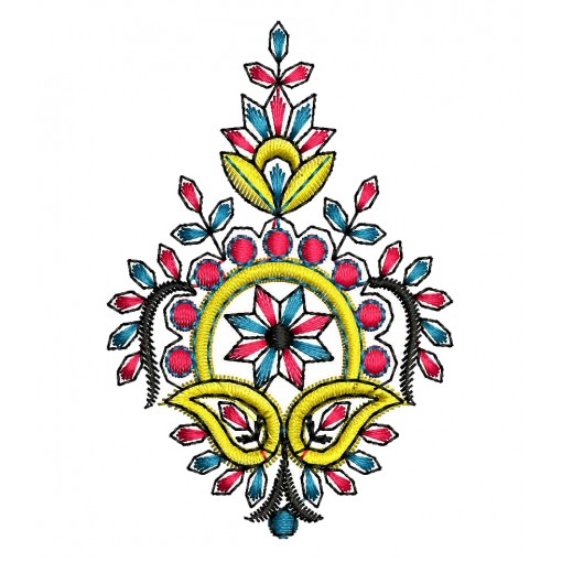 Beg Applique Embroidery Design 22640