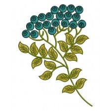 Beginner Floral Applique  Embroidery Design 25071