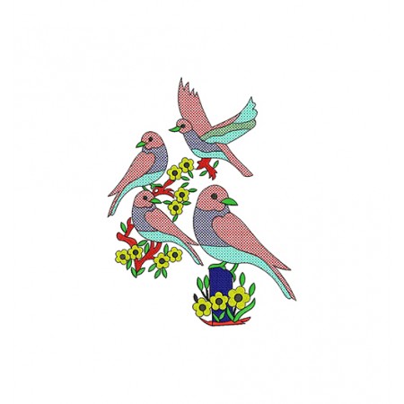 Birds Embroidery Design