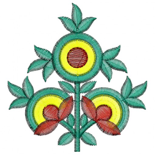 Blossom Embroidery For Jumper