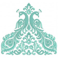 Blouse Back Neck Peacock Design