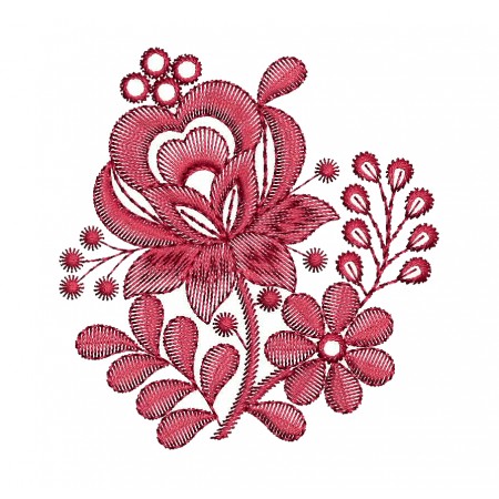 Brazilian Embroidery Rose