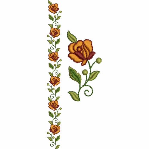 Brazilian Rose Embroidery