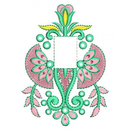 Brooch Style Embroidery Pattern