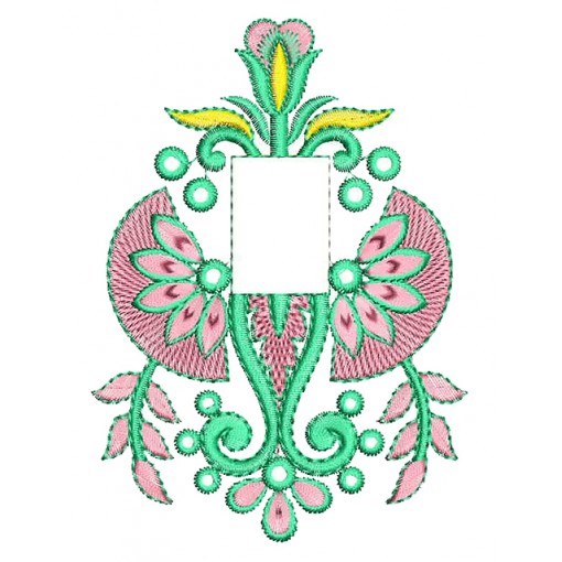 Brooch Style Embroidery Pattern