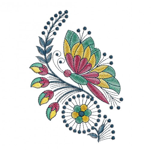 Butterfly Design For Embroidery