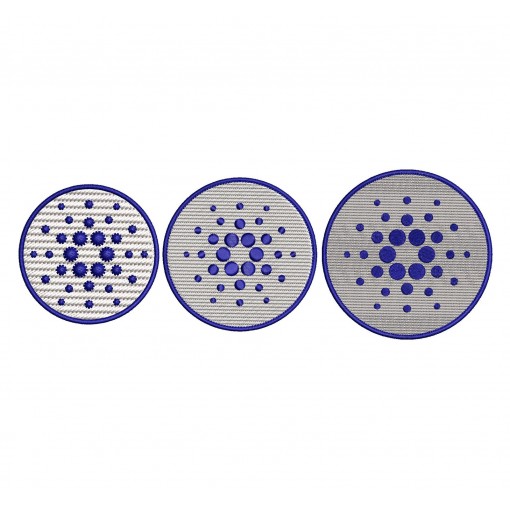 Cardano Ada Crypto Coin Embroidery Design Cardano Ada Crypto Coin Embroidery Design