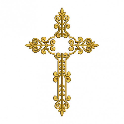 Catholic Cross Embroidery
