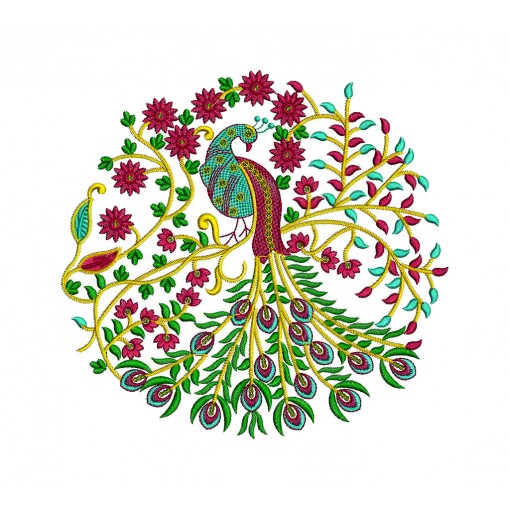 Chinese Embroidery Peacock