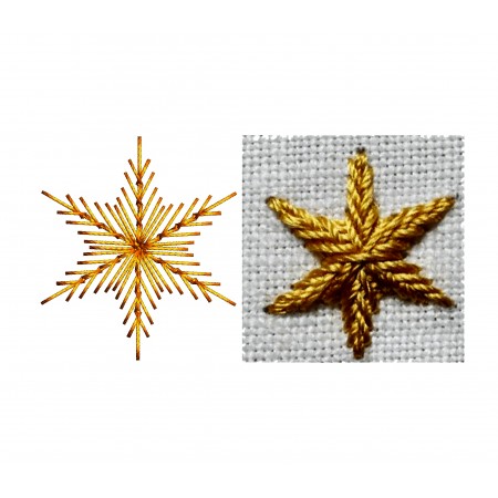 Christmas Snowflake Embroidery