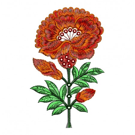 Chrysanthemum Embroidery Pattern