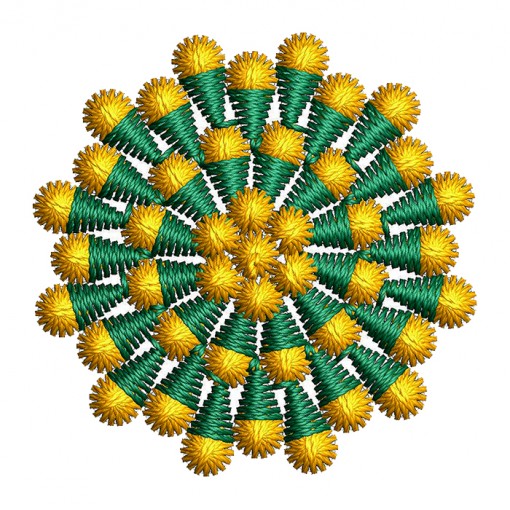 Circle Embroidery Pattern