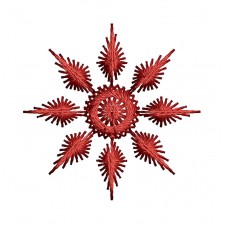 Classic Snowflakes Star Embroidery