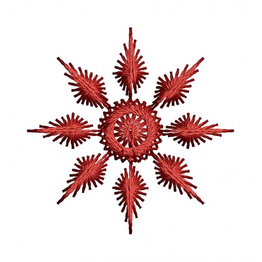 Classic Snowflakes Star Embroidery