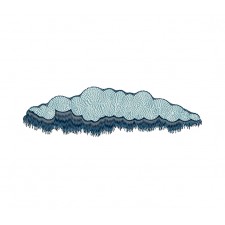 Cloud Embroidery Design
