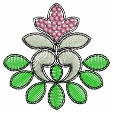 Cording Purse Butta Embroidery Design 25502