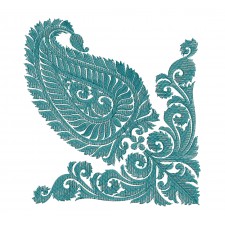Corner Embroidery Design