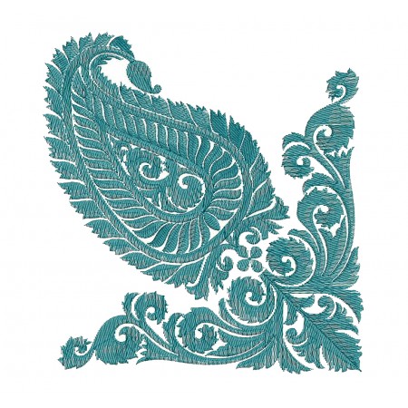 Corner Embroidery Design