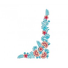 Corner Embroidery Design For Sofa Cover