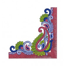Corner Machine Embroidery Design 14742