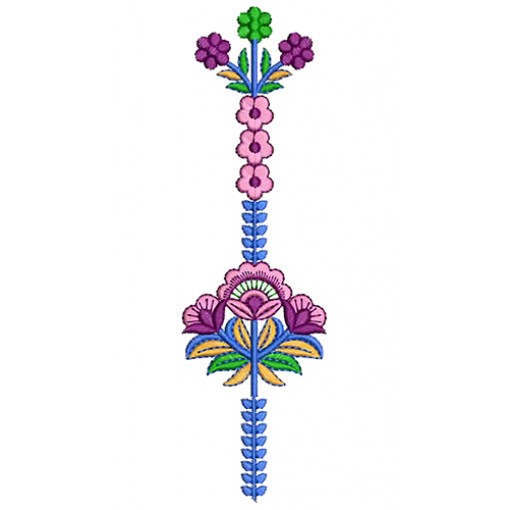Cotton Pants Embroidery Pattern