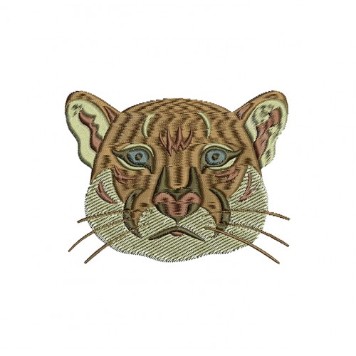Cougar Embroidery Design