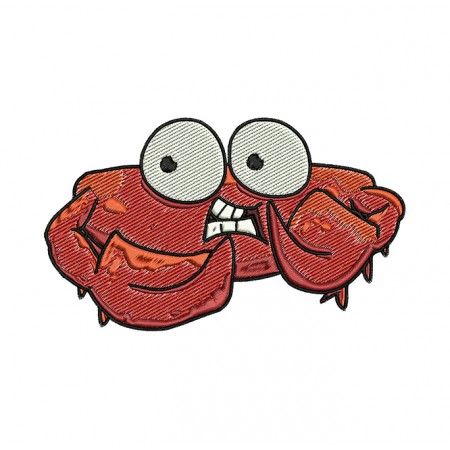 Crab Embroidery Design
