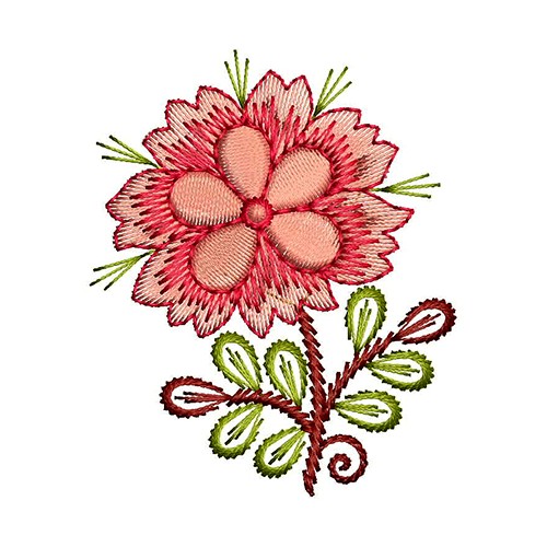 Creative Embroidery Flower Design