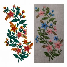 Creative Home Decor Floral Applique Embroidery Creative Home Decor Floral Applique Embroidery