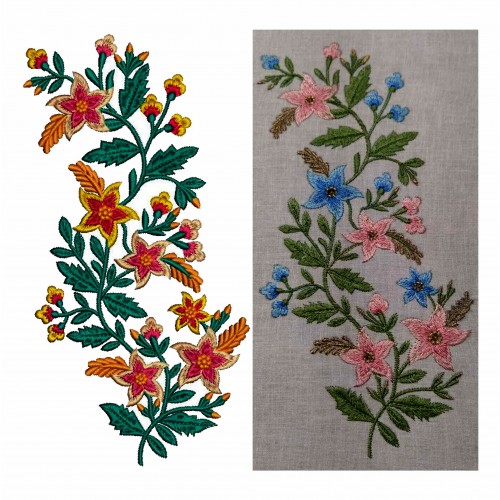Creative Home Decor Floral Applique Embroidery