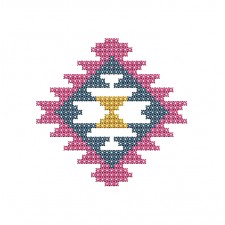 Cross Stitch Embroidery Applique