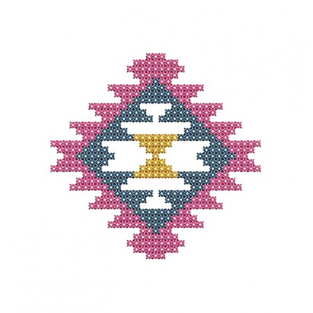 Cross Stitch Embroidery Applique