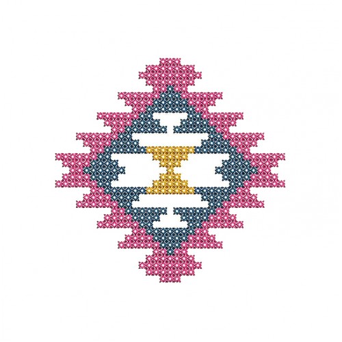 Cross Stitch Embroidery Applique