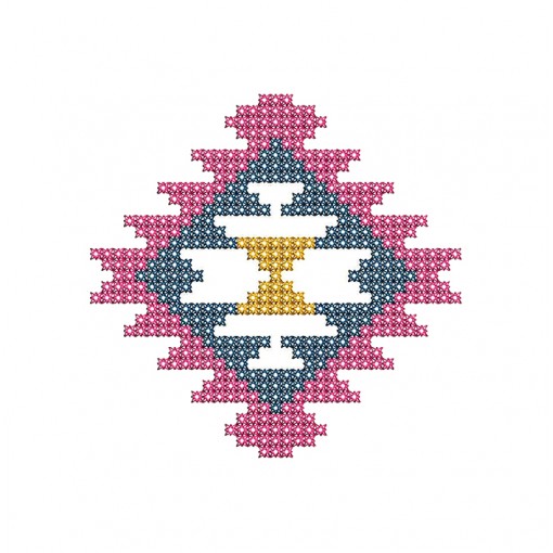 Cross Stitch Embroidery Applique
