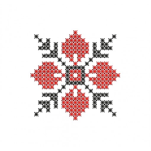 Cross Stitch Embroidery For Helmet