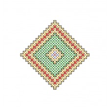 Cross Stitch Embroidery For Hobo Bag