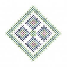 Cross Stitch Embroidery For Pillow