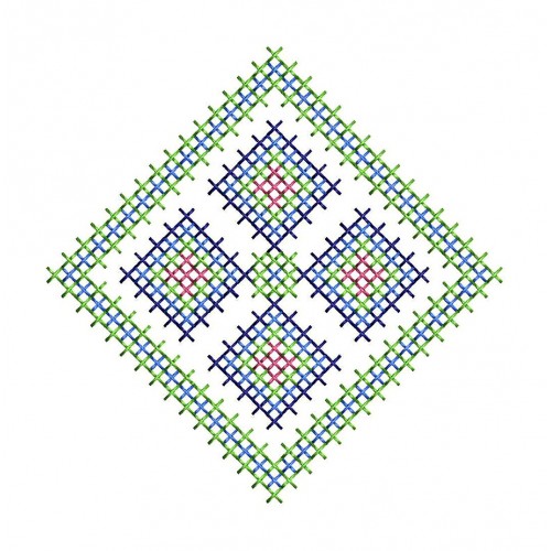 Cross Stitch Embroidery For Pillow