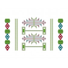 Cross Stitch Embroidery For Romanian Shirt