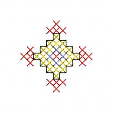 Cross Stitch Embroidery For Socks