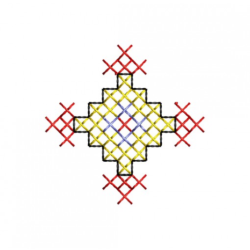 Cross Stitch Embroidery For Socks
