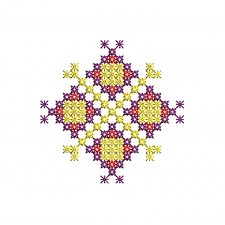 Cross Stitch Machine Embroidery Design