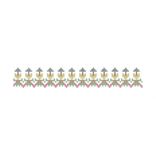 Cross Stitch Table Cloth Embroidery Pattern