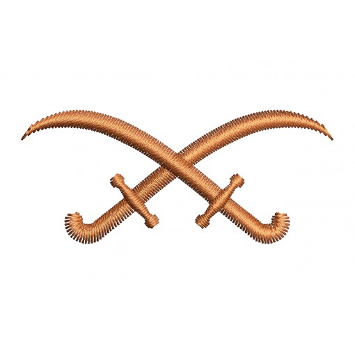 Cross Sword Embroidery Design