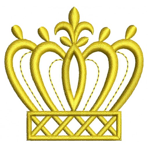 Crown Machine Embroidery Design