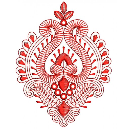 Cushion Cover Applique Embroidery Design 25722